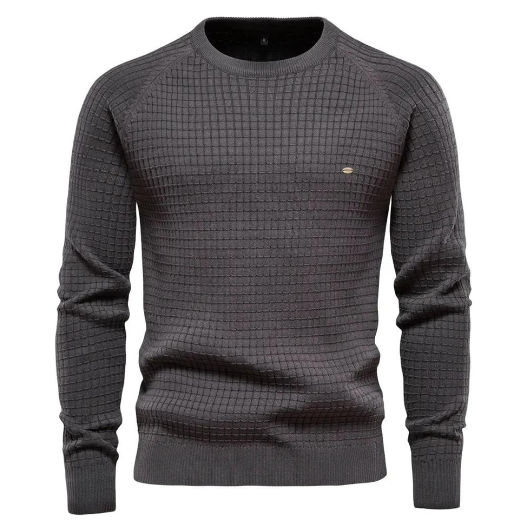 Levoire | Pull Homme Col Rond Nick Gris foncé