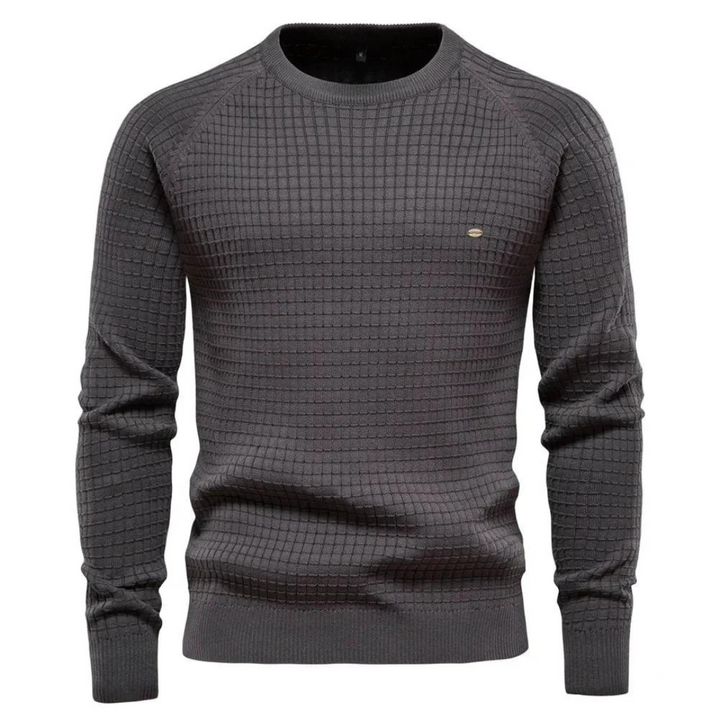 Levoire | Pull Homme Col Rond Nick Gris foncé