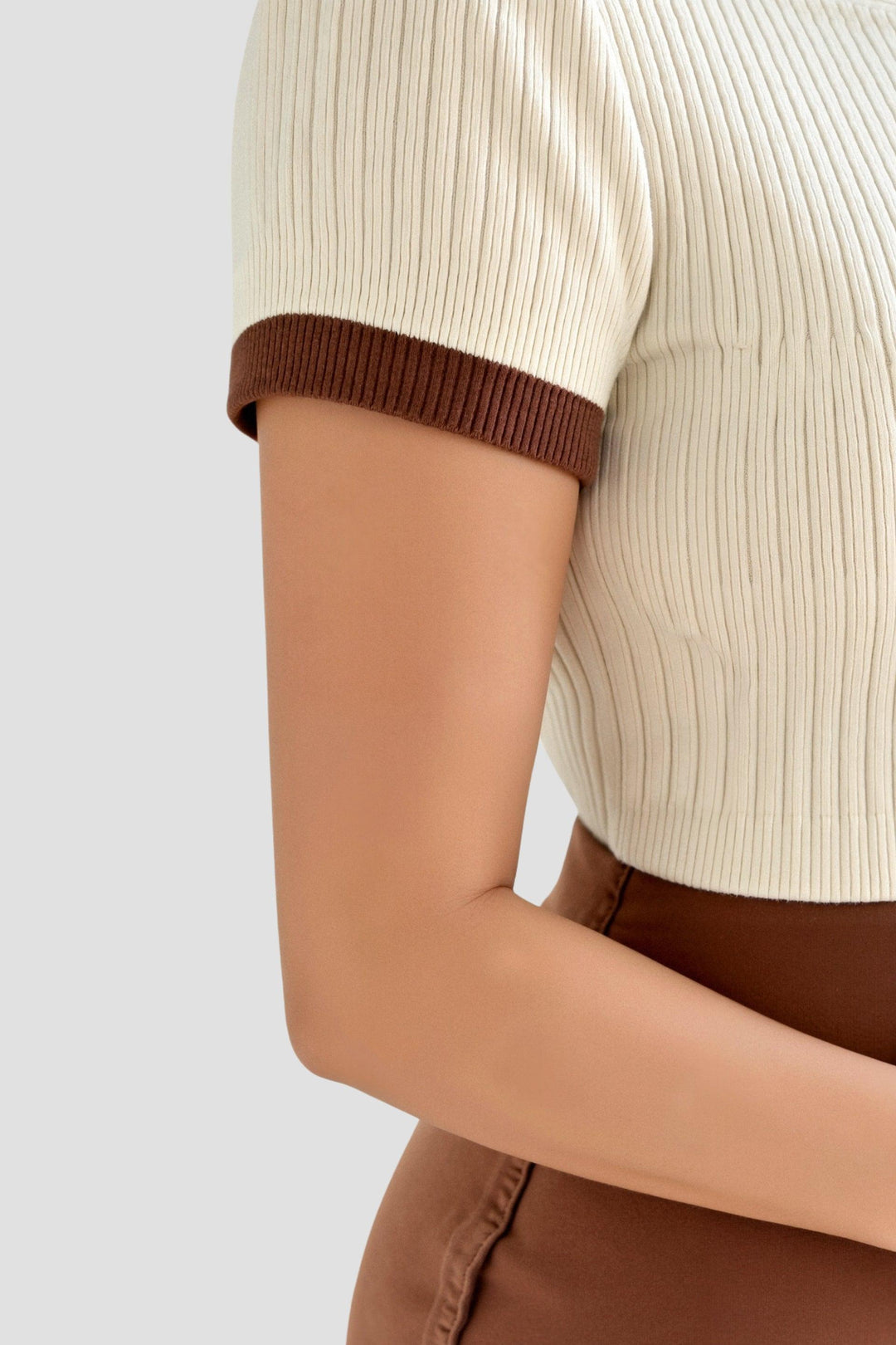 Levoire | Top En Tricot Bloc De Couleurs Polo