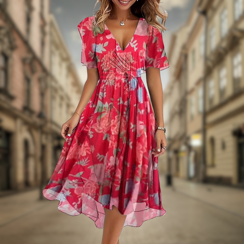 Levoire | Robe légère de soirée Rosso