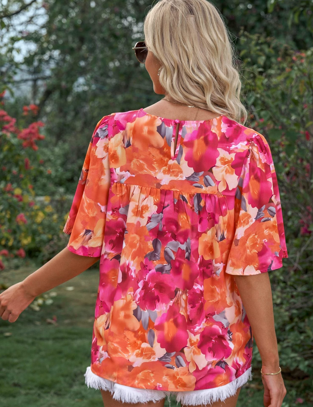 Levoire | Robe Blouse Fleurs FR Femmes