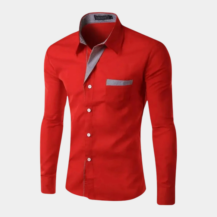 Levoire | Chemise Hommes Rot