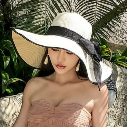 Levoire | Chapeau de soleil pour femmes protection solaire optimale Blanc