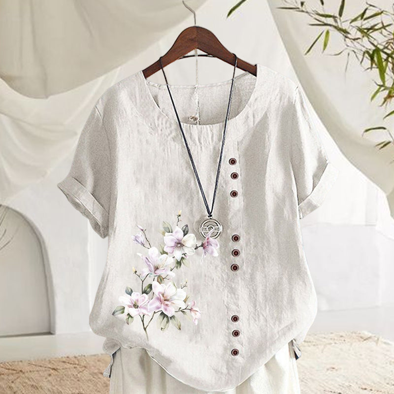 Levoire | Chemise en lin confortable en coton Blanc