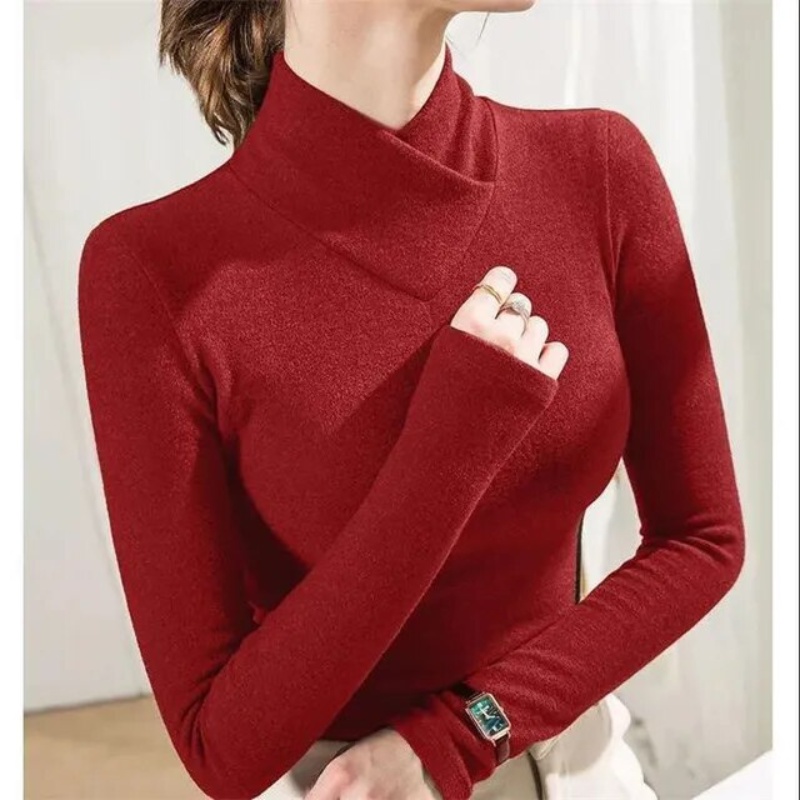 Levoire | Pull Chaud Pour Femmes Au Design Classique Rot