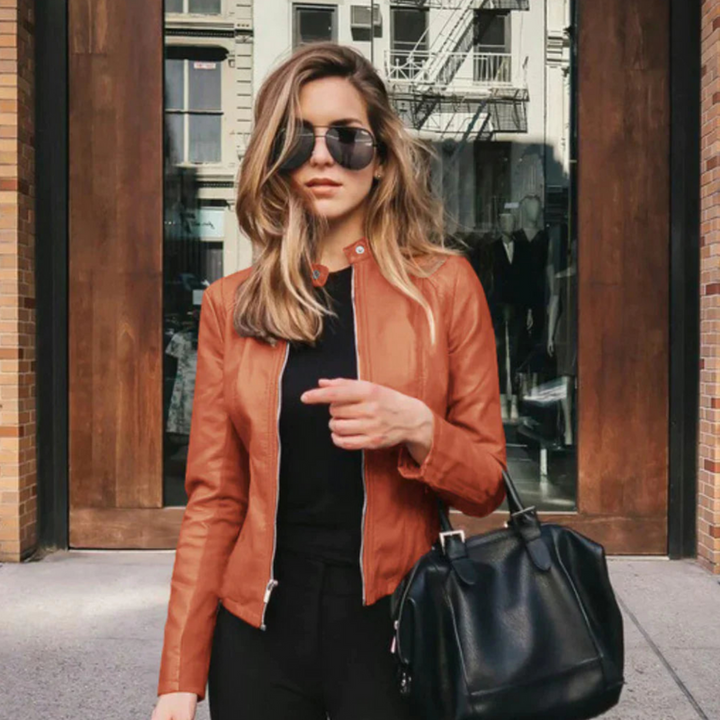 Levoire | Veste Chauffante FR Femmes Chic Braun