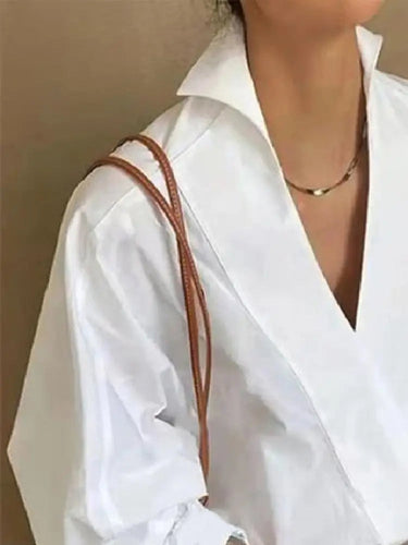 Levoire | Rennot Femmes Blouse À Manches Bouffantes Et Col En V