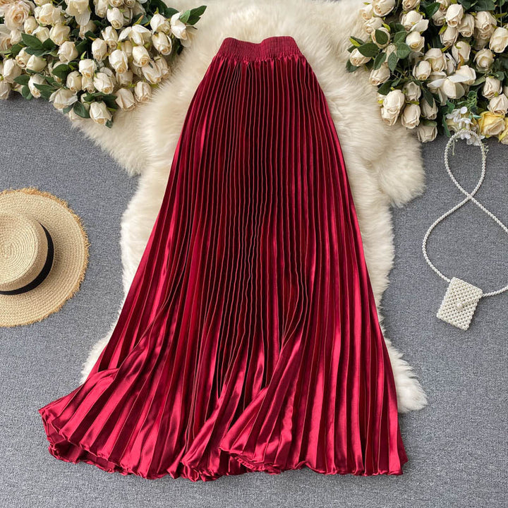 Levoire | Légère Jupe Plissée De Luxe Une taille