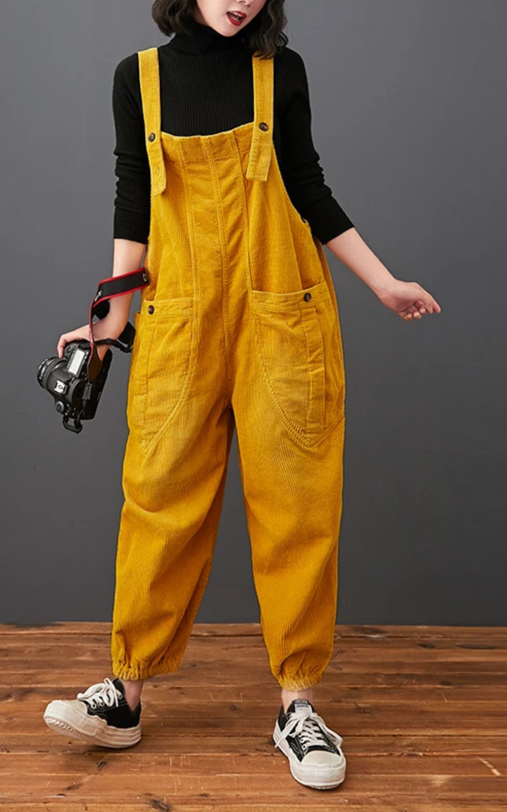 Levoire | Robe Salopette Pour Filles Mode De Loisirs Élégante Et Modernité Jaune