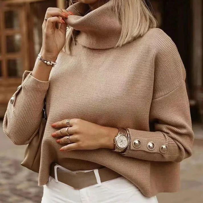 Levoire | PULLOVER TRICOT FEMME Khaki