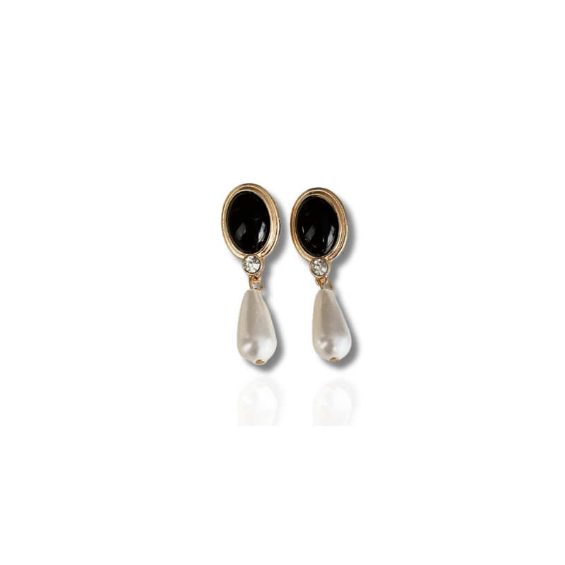 Levoire | Pierre Naturelle Boucles D'Oreilles Perle