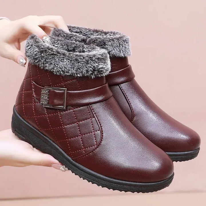 Levoire | Bottines Pour Femmes Chaudes Avec Semelle Épaisse Pour Un Maintien Et Un Confort Supplémentaires Rot