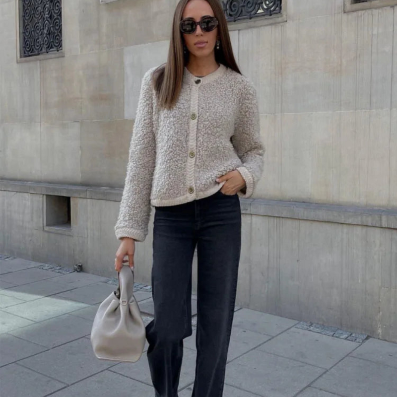 Levoire | Teddy Cardigan FR Femmes Doux