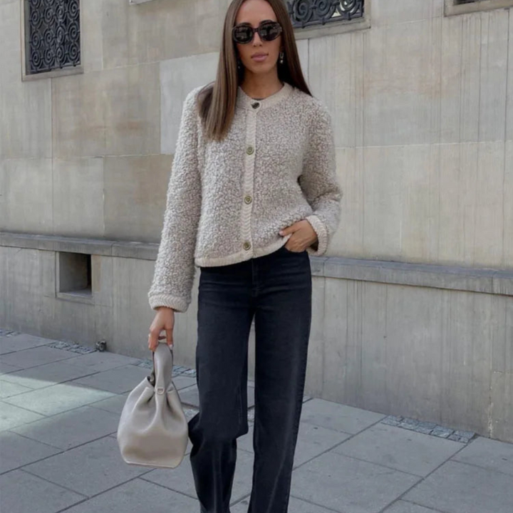 Levoire | Teddy Cardigan FR Femmes Doux