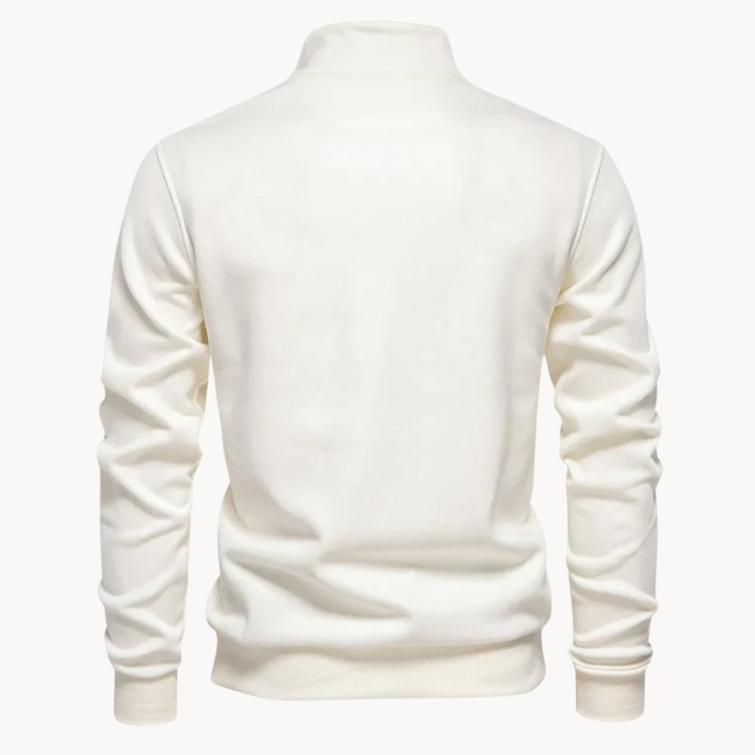 Levoire | Pull Manches Longues Chaud Zippé Demi