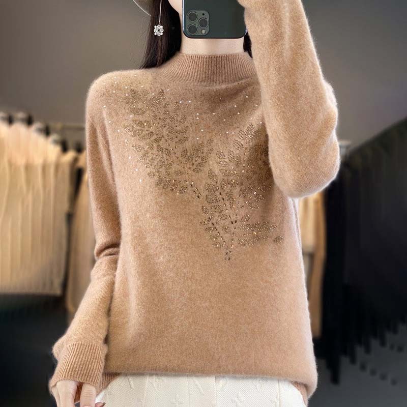 Levoire | En Tricot À Motif De Feuilles