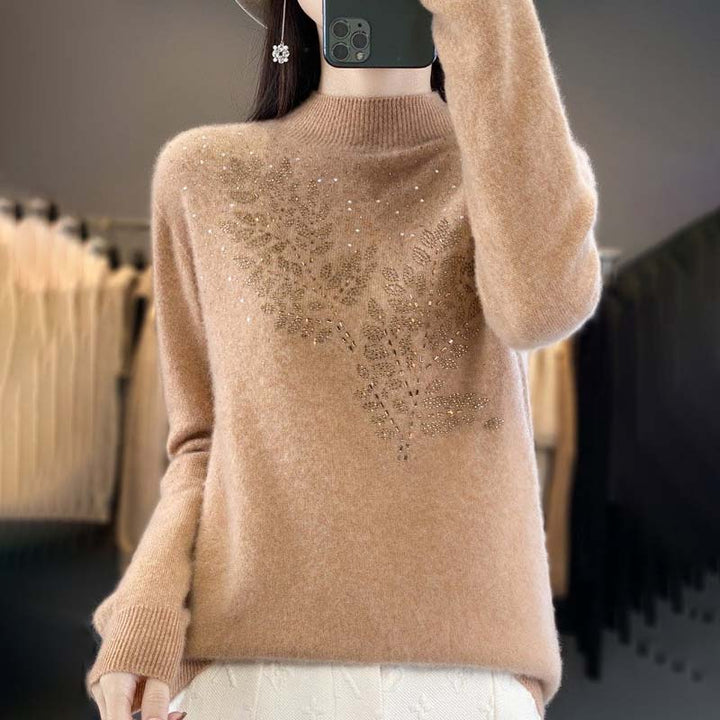 Levoire | En Tricot À Motif De Feuilles