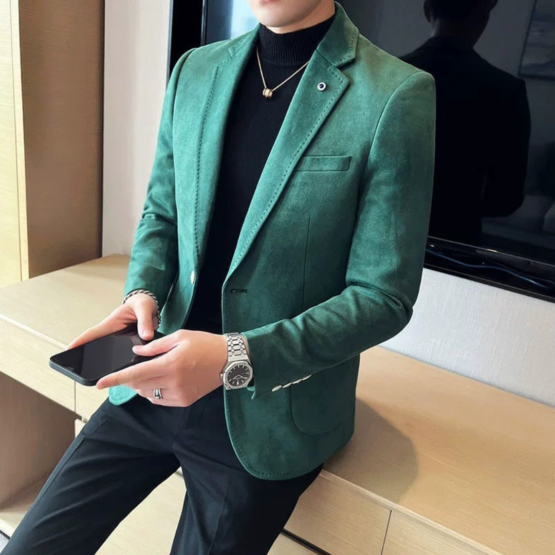 Levoire | Moderne Pour - Hommes - Coupe Ajustée Vert