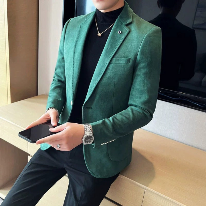 Levoire | Moderne Pour - Hommes - Coupe Ajustée Vert