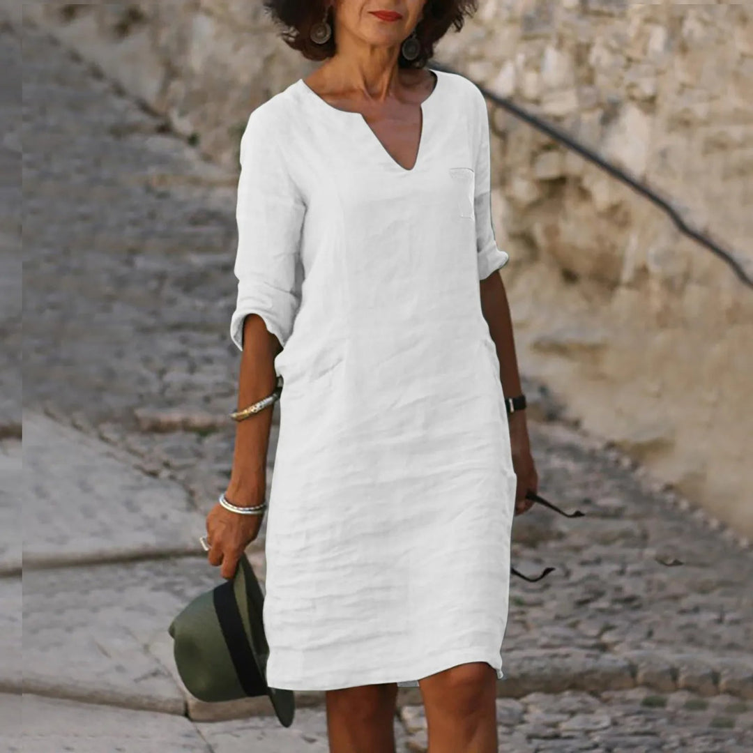 Levoire | Élégante Et Stylistique Robe blanc