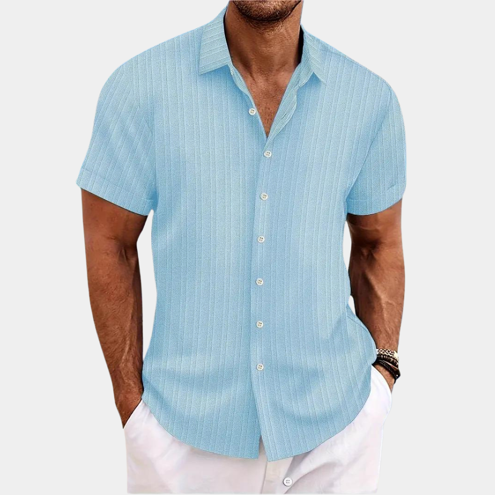 Levoire | Chemise pour hommes élégante Élégance classique Bleu clair