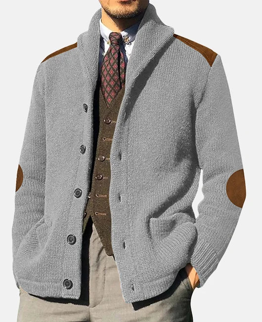 Levoire | Revers Et Poche En Tricot Unique Gris