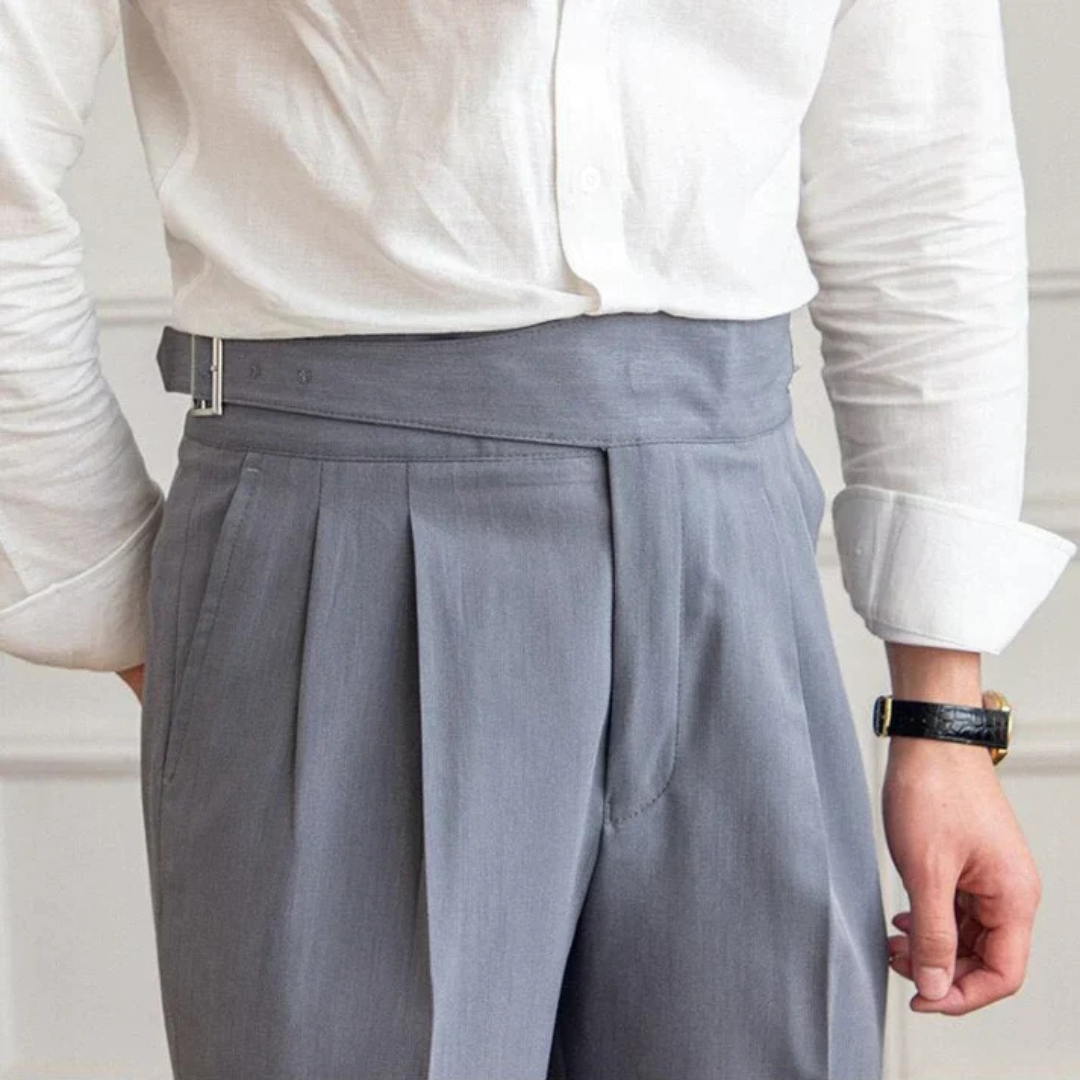 Levoire | Pantalon De Course Pour Hommes Gris Pierre