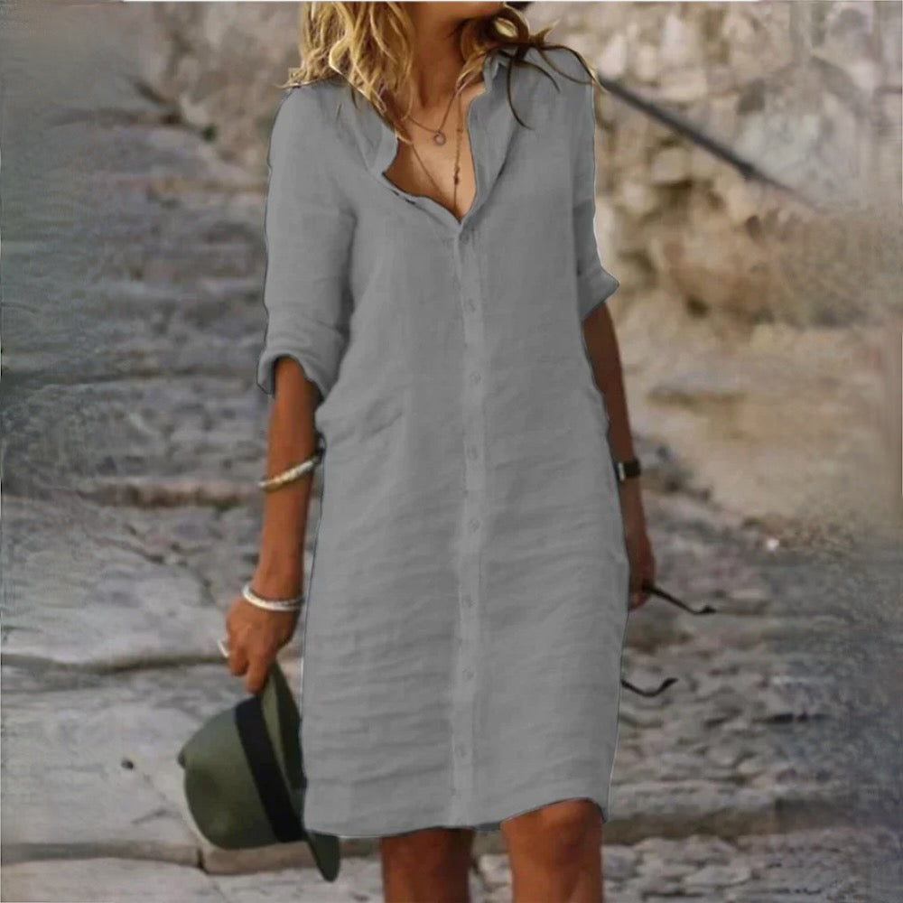 Levoire | Robe décontractée élégante Gris