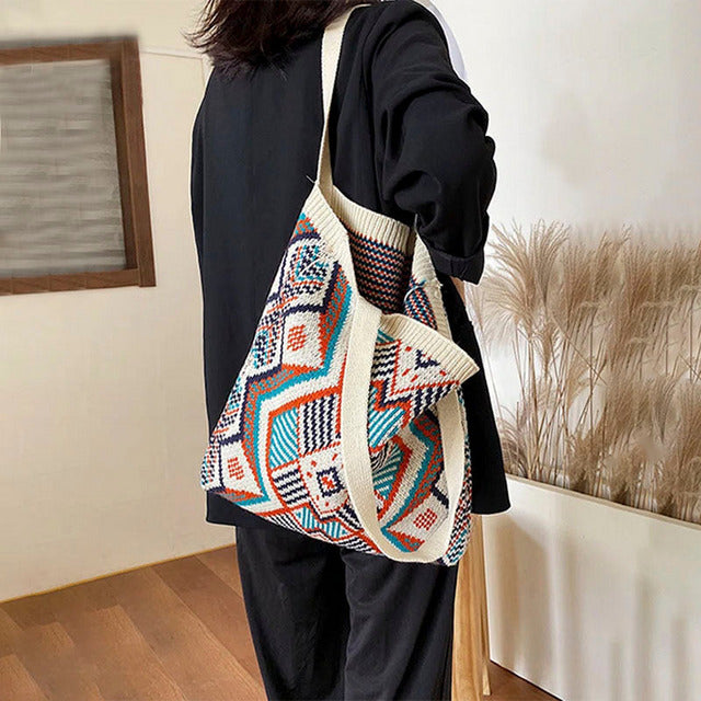 Levoire | Sac Tricoté Géométrique