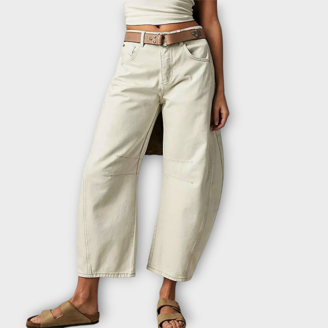 Levoire | Pantalons À Largeur Classique Blanc