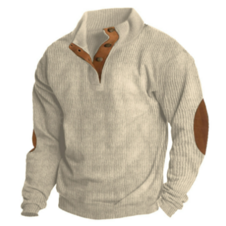 Levoire | Pull chaud pour hommes vintage Beige
