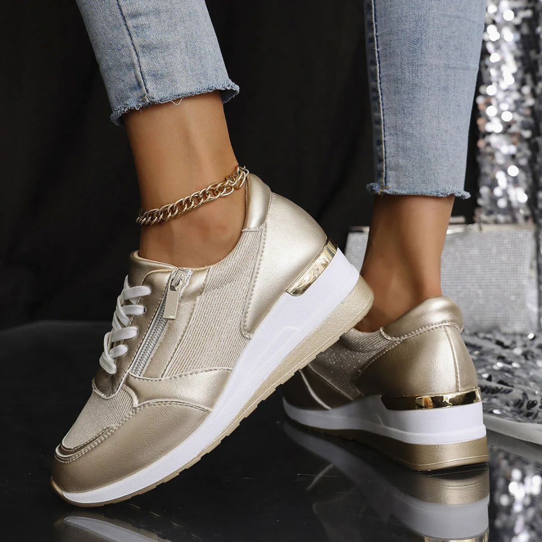 Levoire | Baskets Confortables À Fermeture Éclair Pour - Femmes - À Lacets