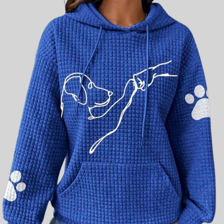 Levoire | Sweat Capuche Style Urbain Bleu