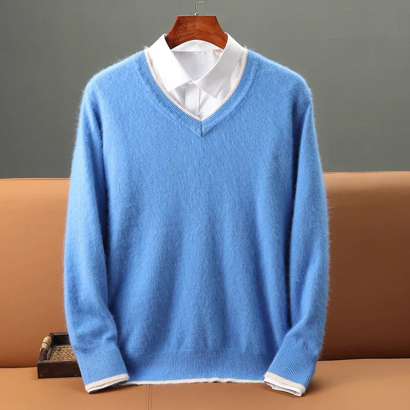Levoire | Pull ultra doux pour chaleur et style. Bleu