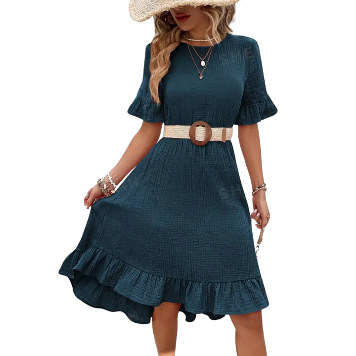 Levoire | Robe d'été décontractée pour femmes Bleu marine