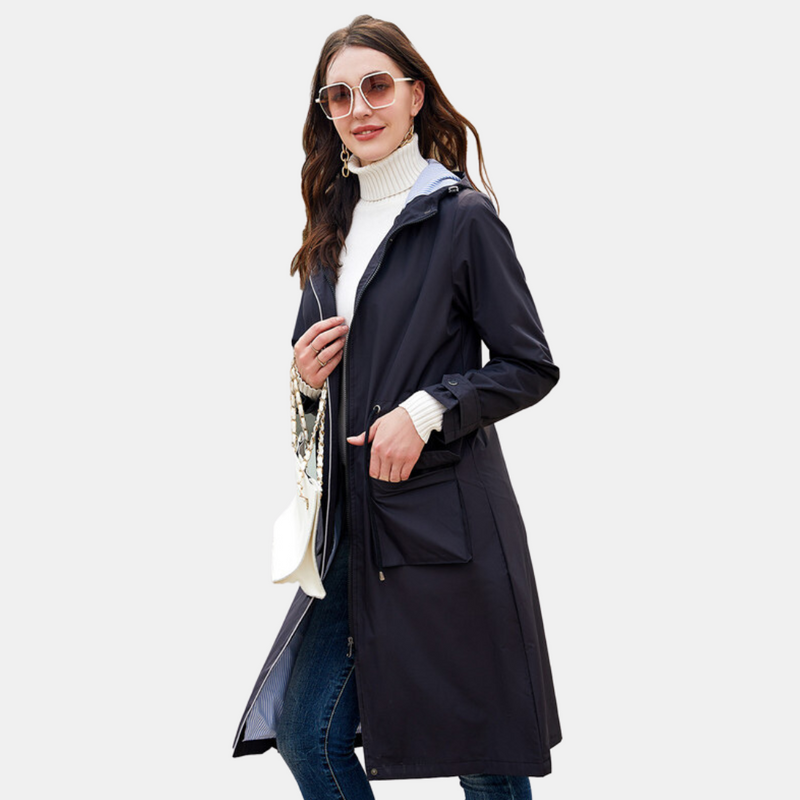 Levoire | Manteau Long Avec Capuche Pour Toutes Les Conditions Météorologiques