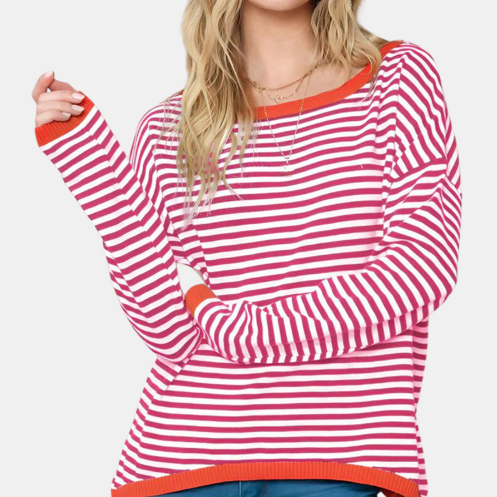 Levoire | Pull Classique Et Décontracté D'Hiver Rose