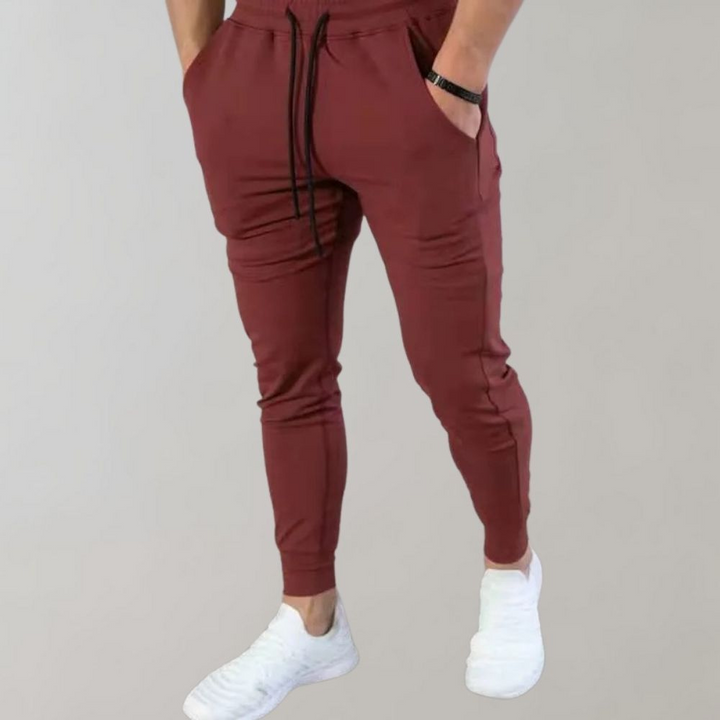 Levoire | Pantalon de jogging homme slim fit look sportif pour l'homme moderne Rot