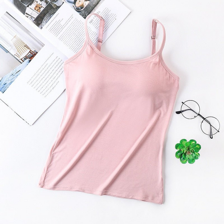 Levoire | Haut Femme Chemisier Avec Soutien-Gorge Intégré Pour Femmes Rosa