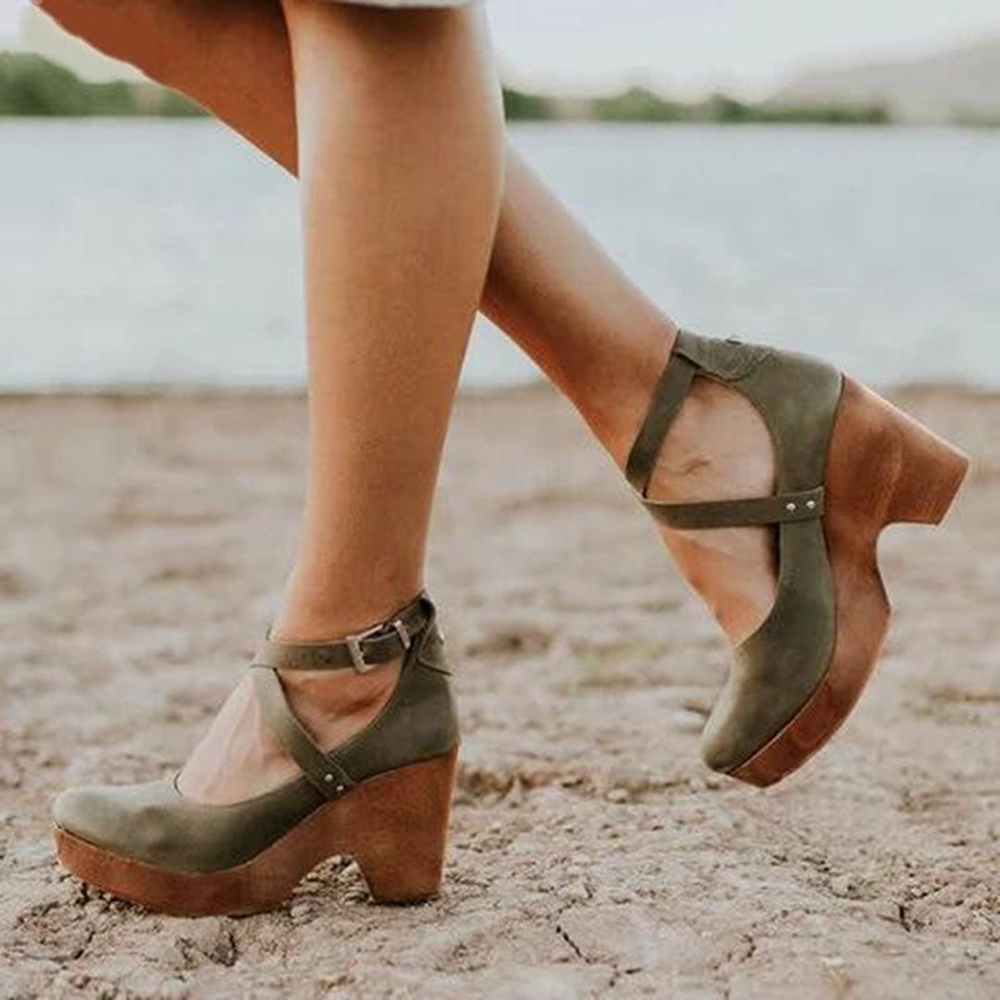 Levoire | Sandales À Levoire | Talons Pour - Femmes, Avec Lanières À La Cheville - Élégantes