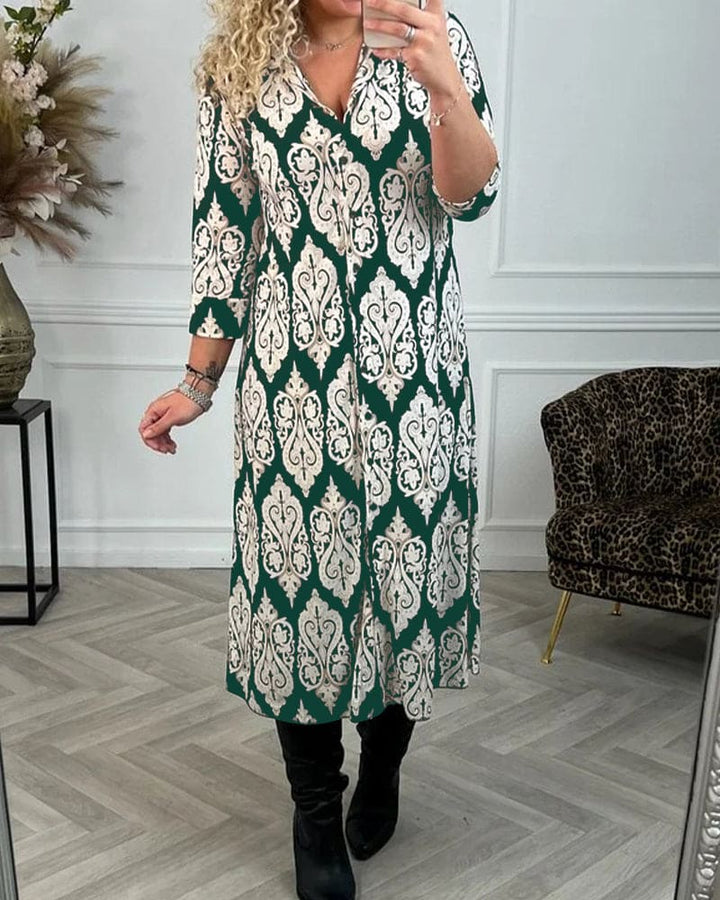 Levoire | Robe Élégante Avec Des Fentes Latérales Chic