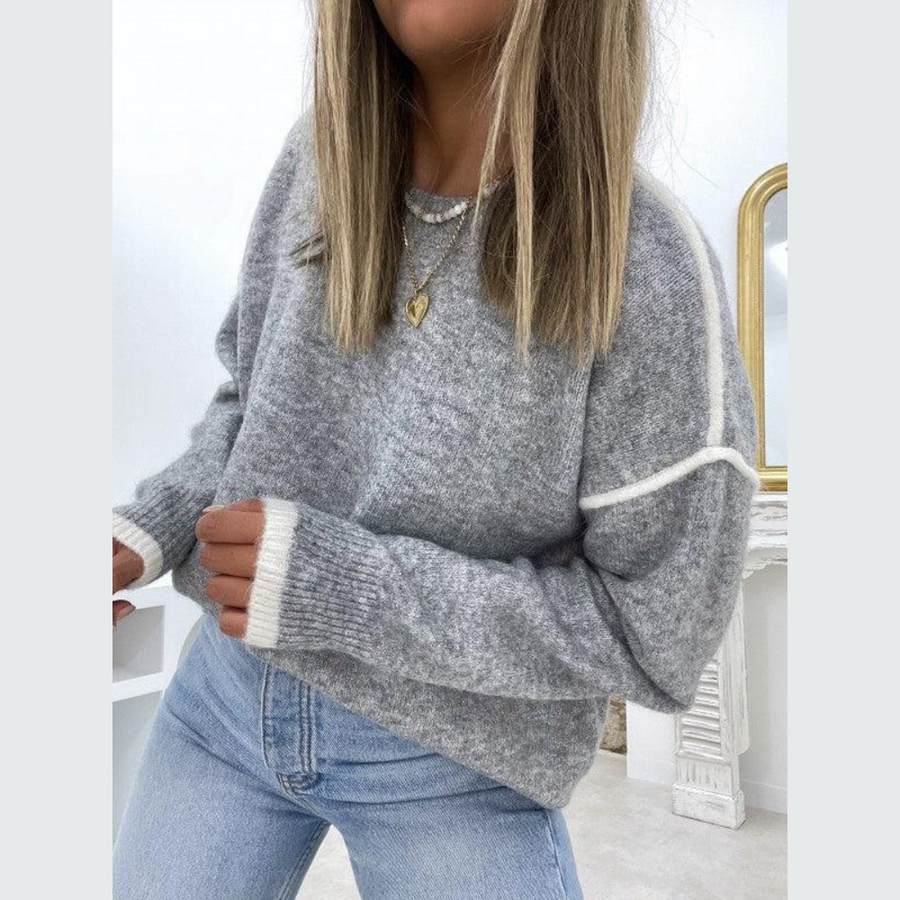 Levoire | Pull Avec Encolure Ronde Et Apparence Moderne