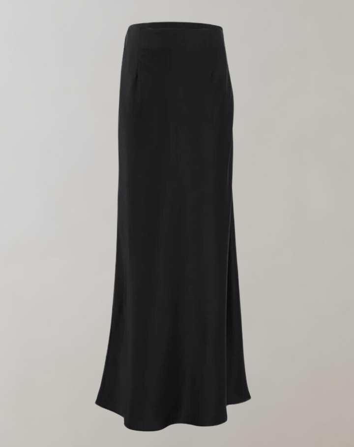 Levoire - Élégant Satin Noir Trompette Noir
