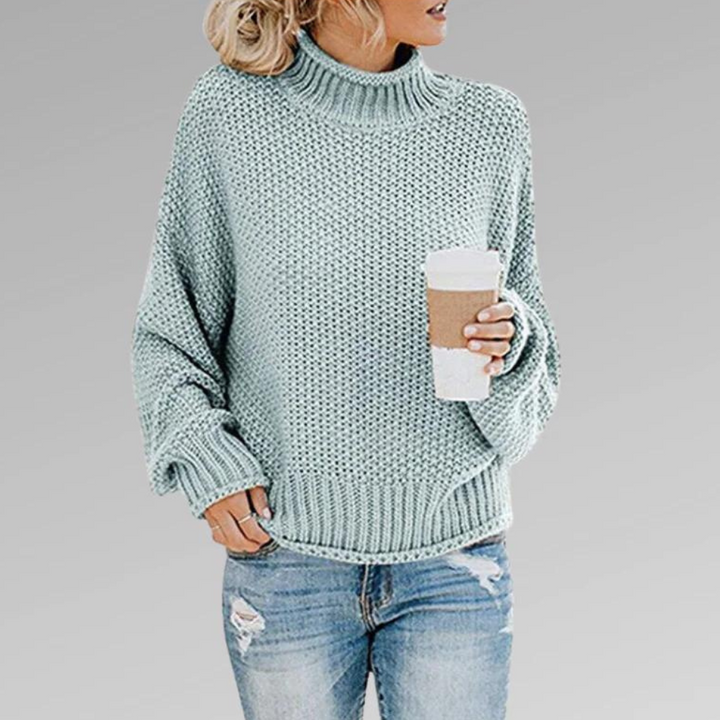 Levoire | Le pull en tricot scandinave Bleu clair