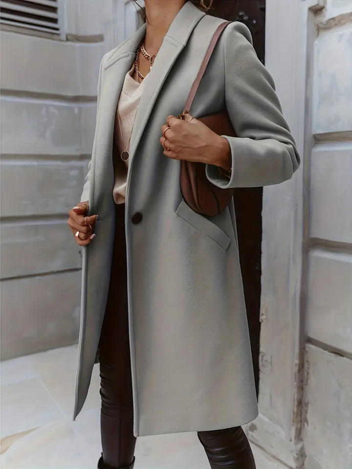 Levoire | Manteau Long Femmes Chic Gris