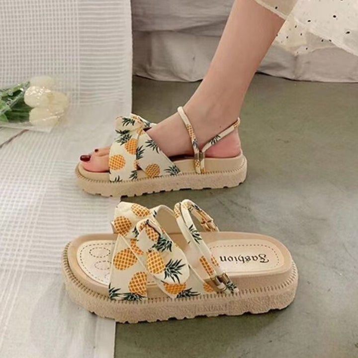 Levoire | Femme Elégant Sandales Ananas