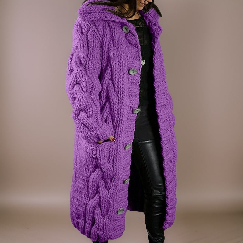 Levoire | Long Cardigan Femmes Cozy Days Lilas