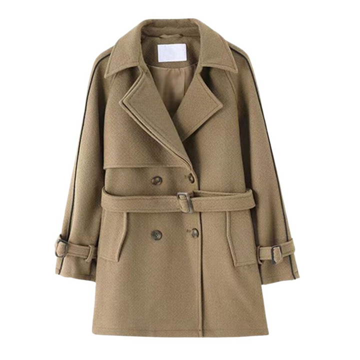 Levoire | Laine Manteau Femmes Braun