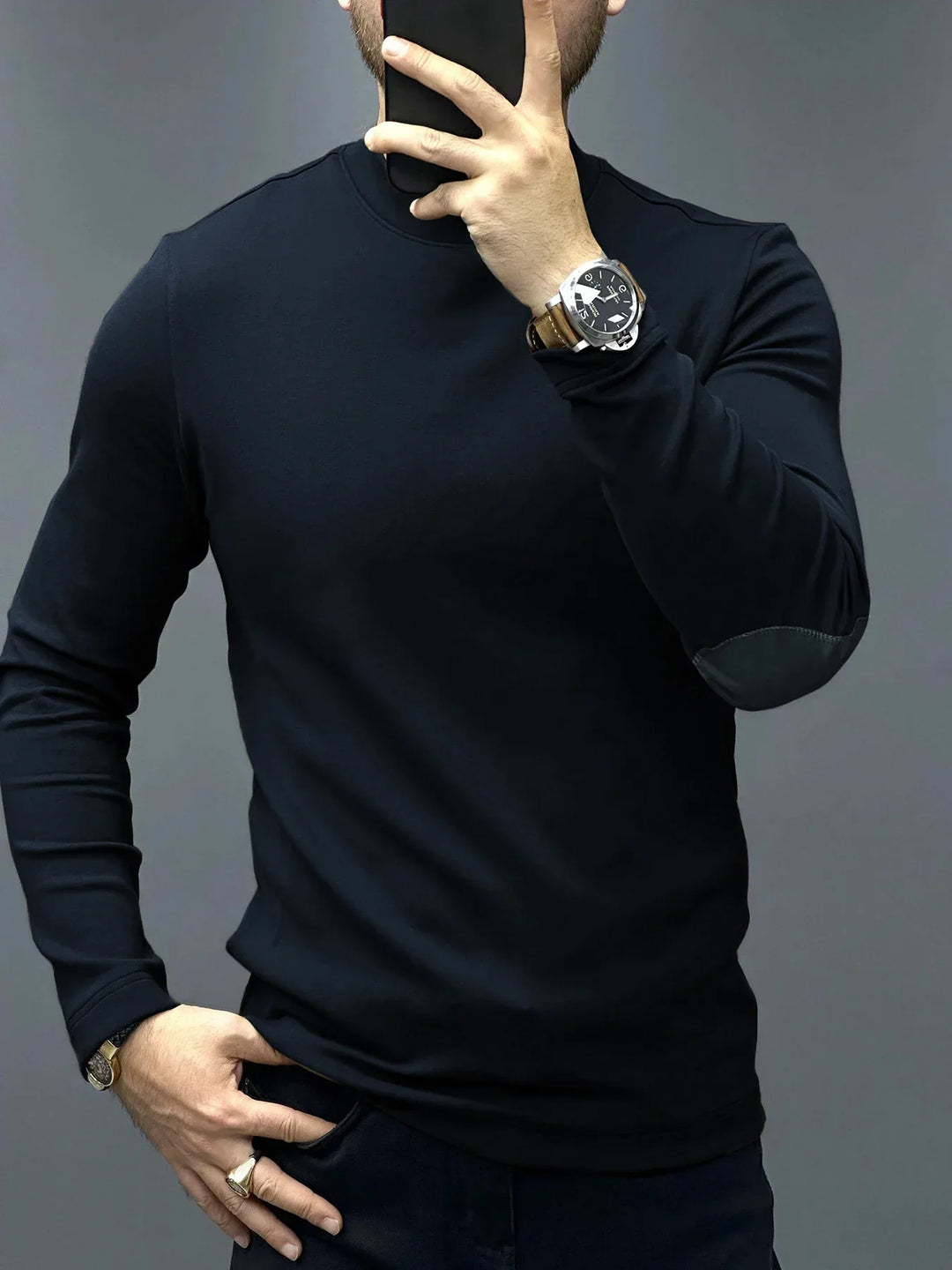 Levoire | Pull À Manches Longues Pour Confort Et Style Bleu marine