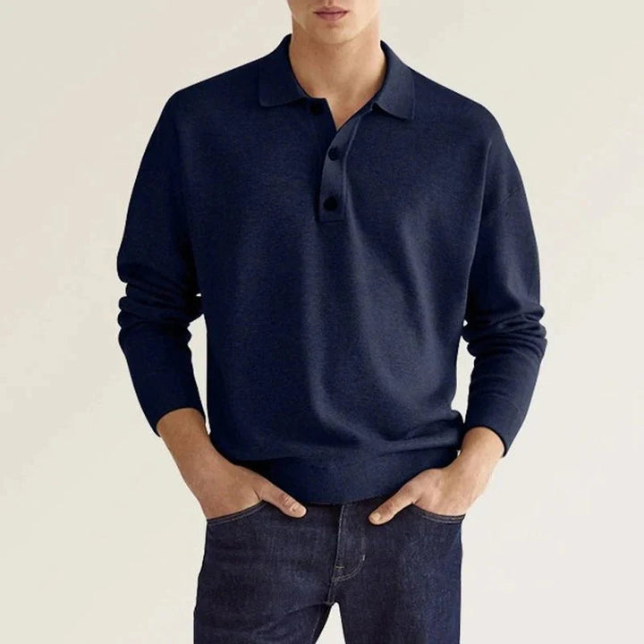 Levoire | Chemise Relaxante Et Officielle À Manches Longues Bleu marine